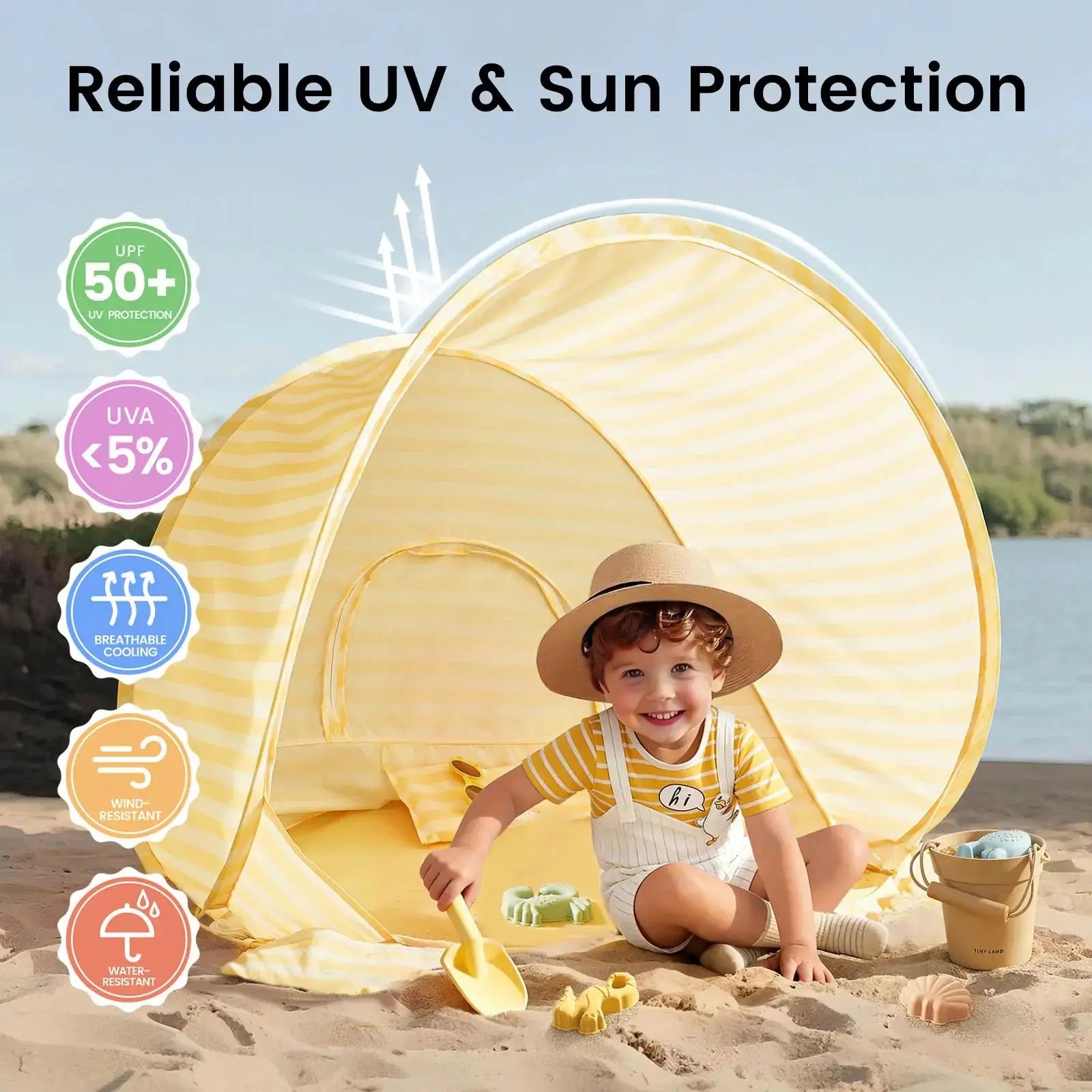 Beach Toy Tent Set