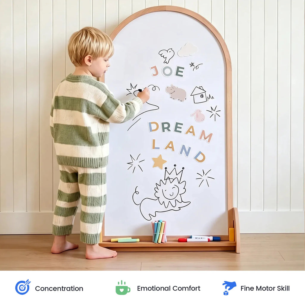 Arched Magnetic Chalkboard