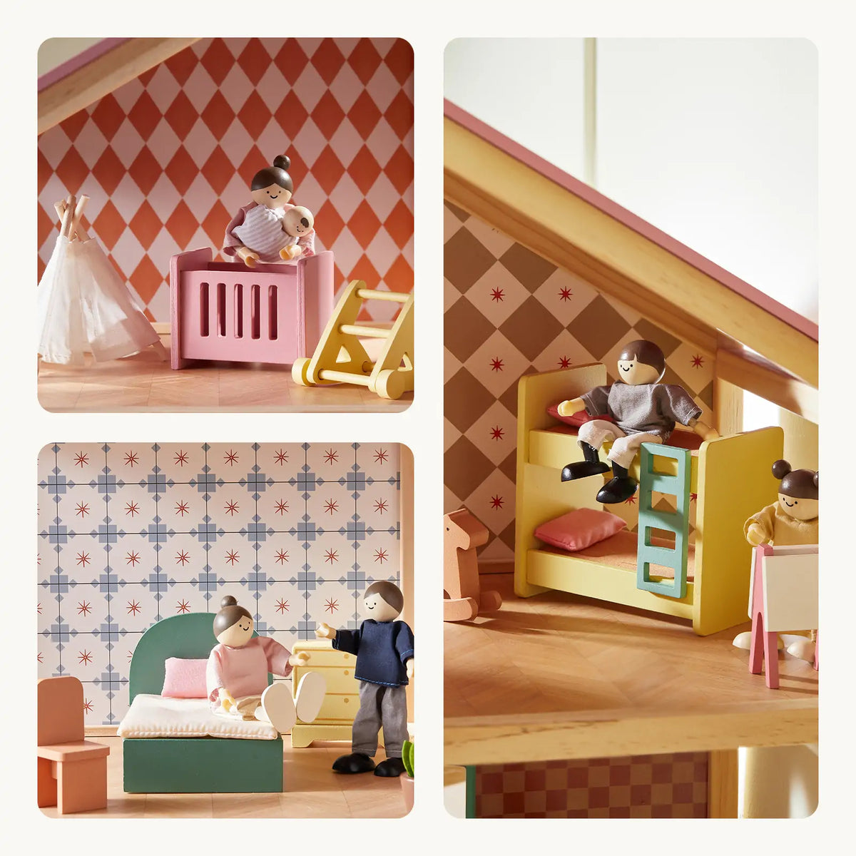 Pegasus Dollhouse Doll Set