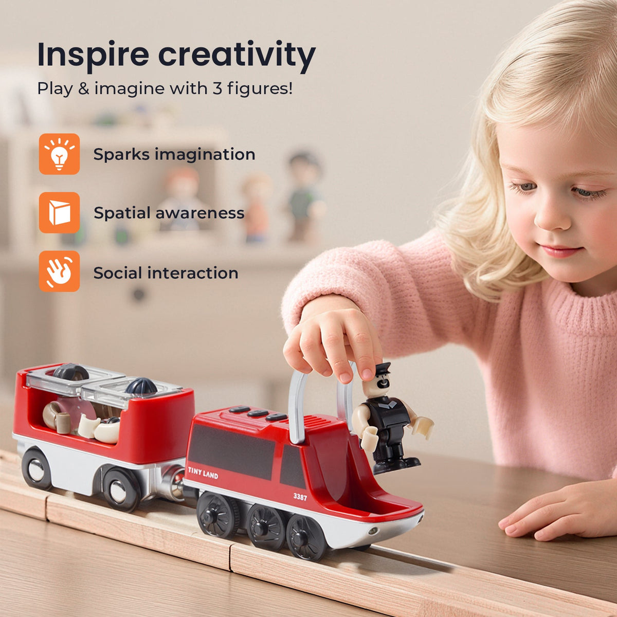 Dual-Color Electric Train