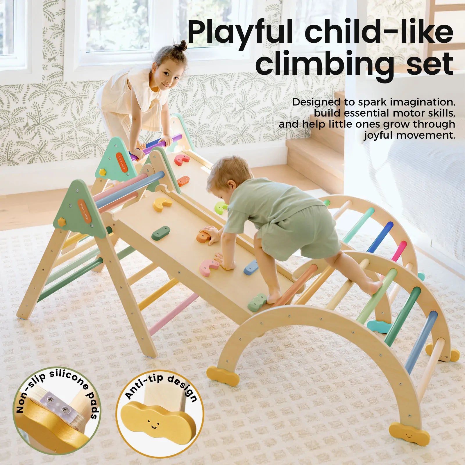 Morandi Pikler Triangle Set