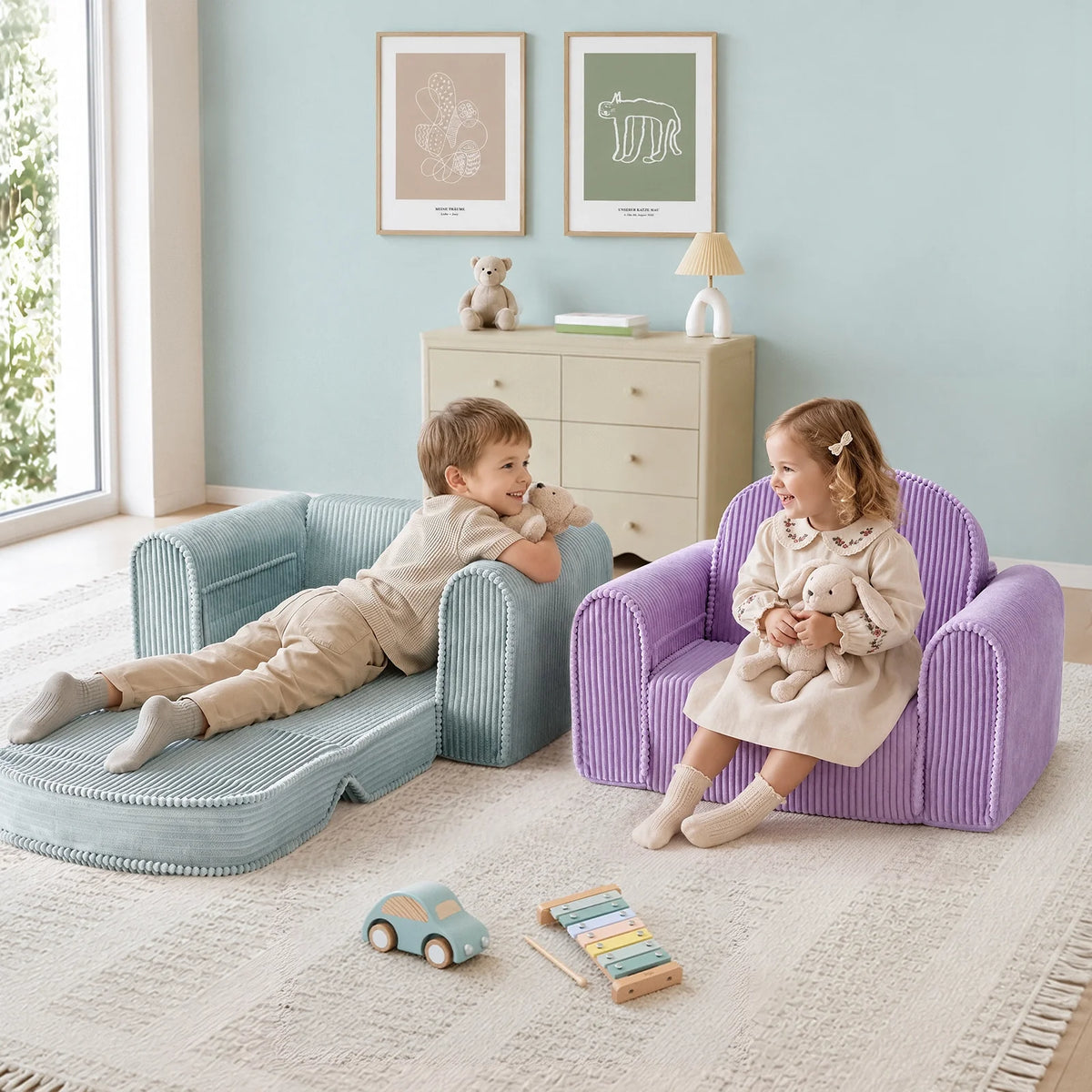 GentleSnug Corduroy Chair