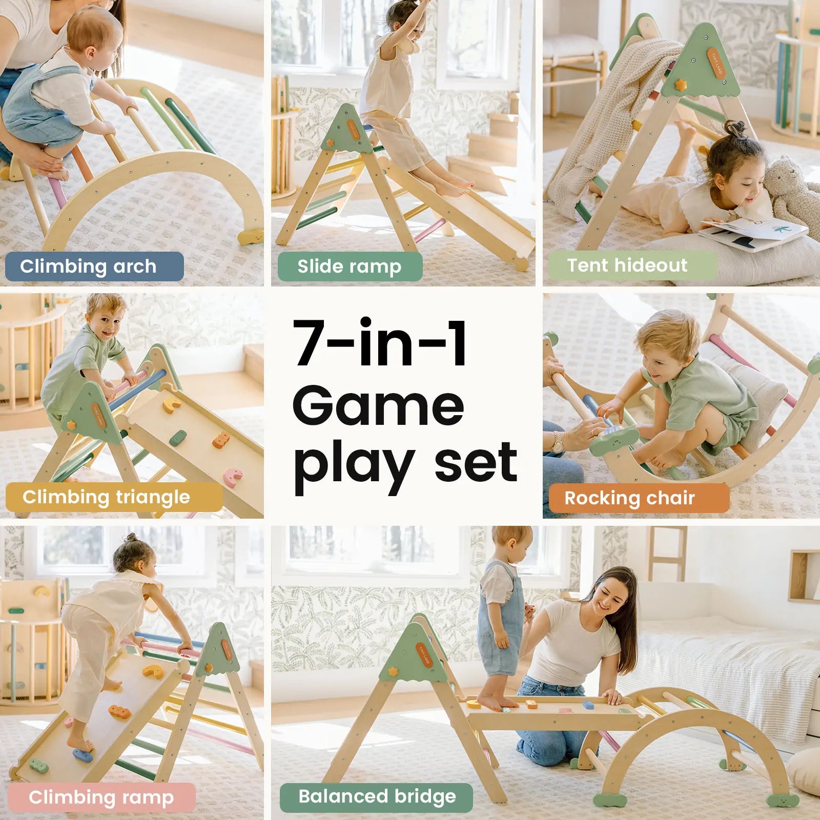 Morandi Pikler Triangle Set
