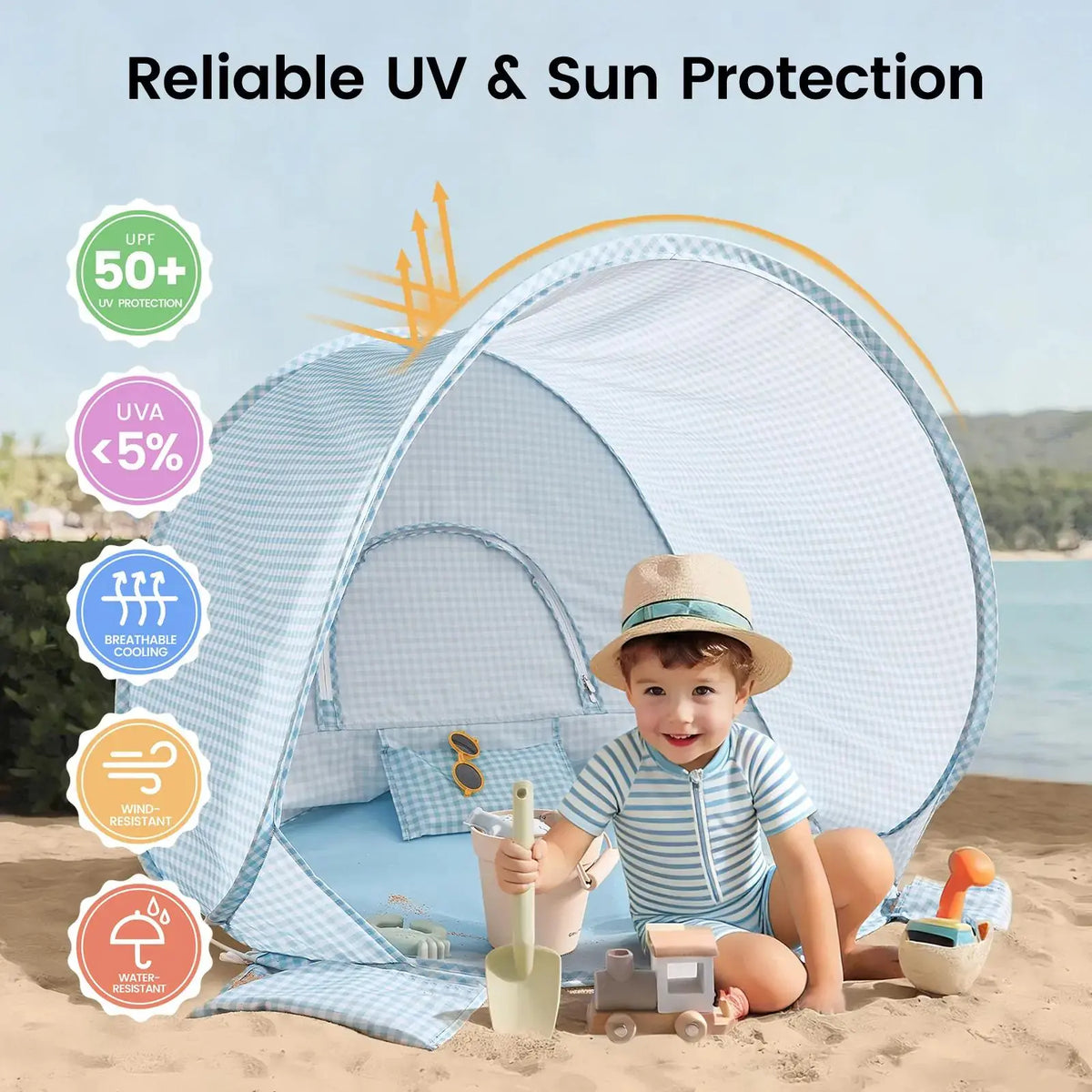 Beach Toy Tent Set