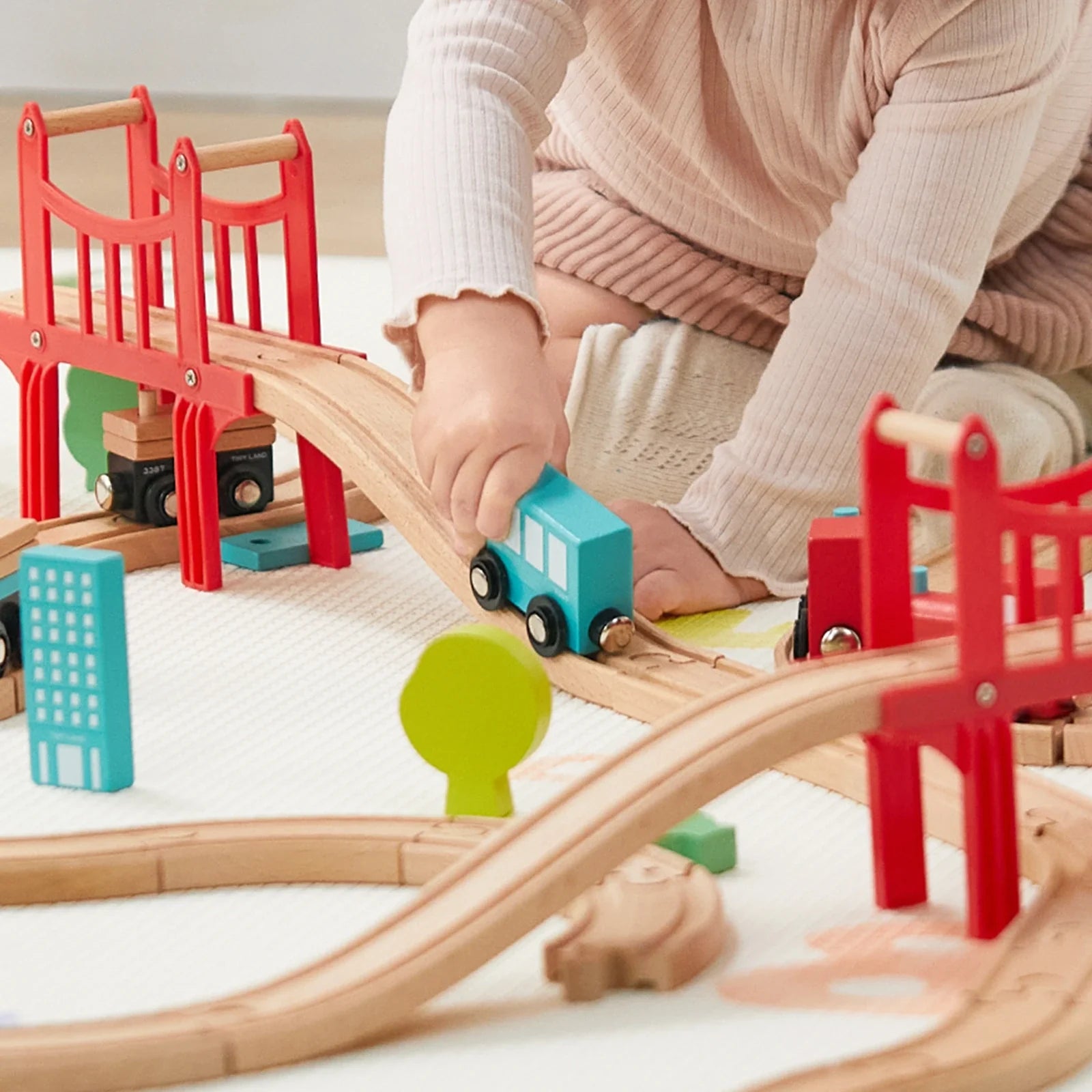 Wooden Train Set