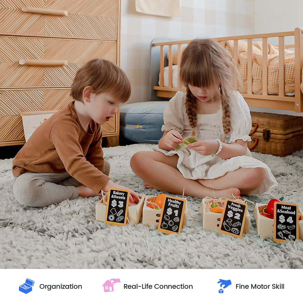 Wooden Play Food Set