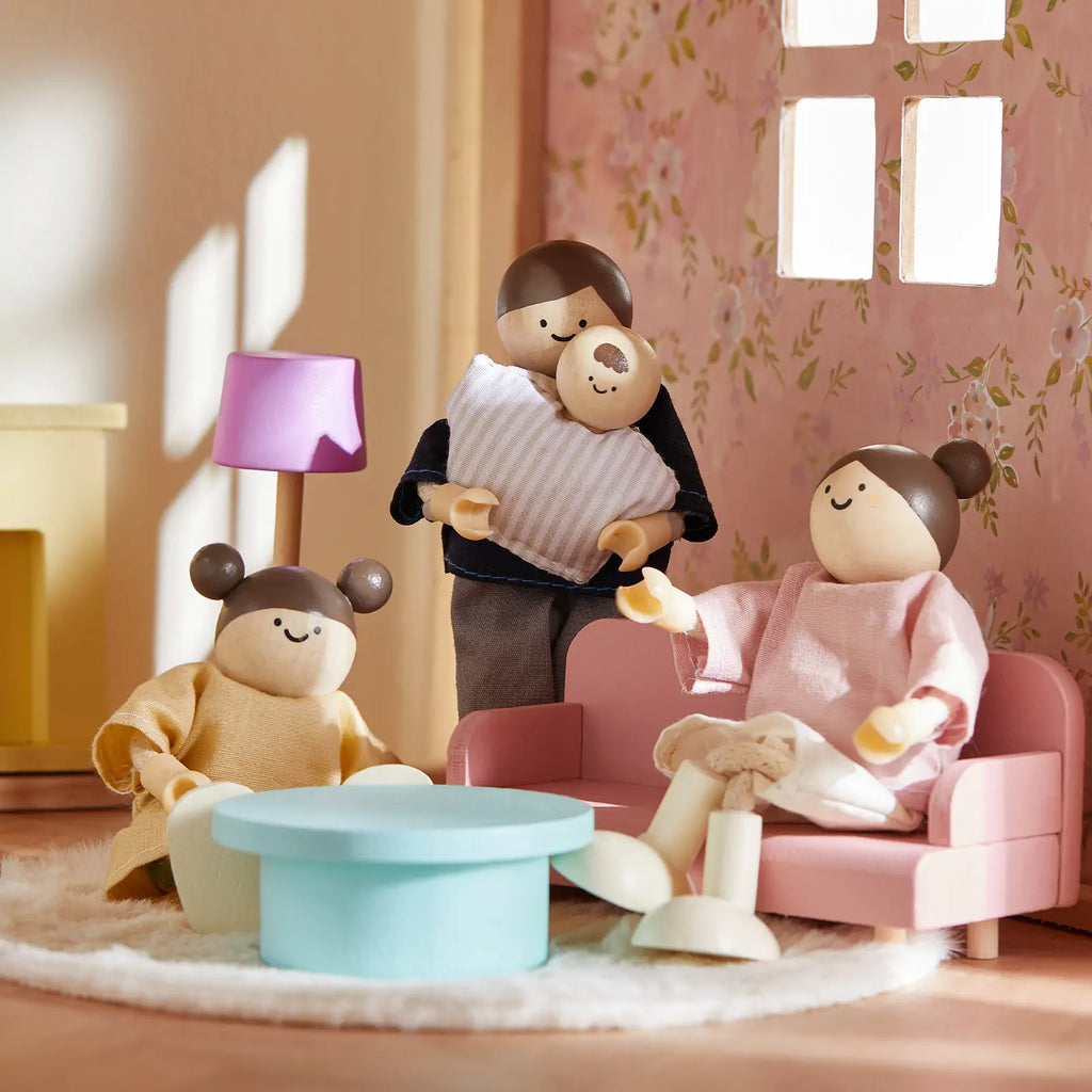 Unicorn Dollhouse Doll Set