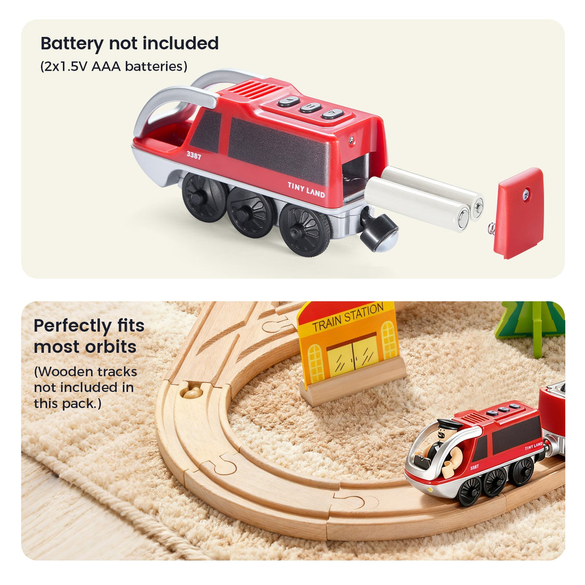 Dual-Color Electric Train