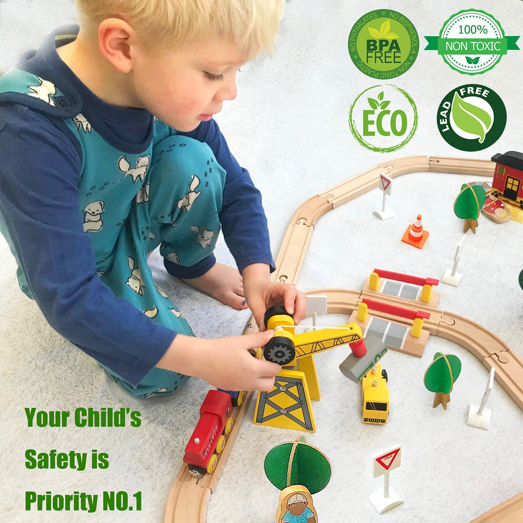 Wooden Train Set