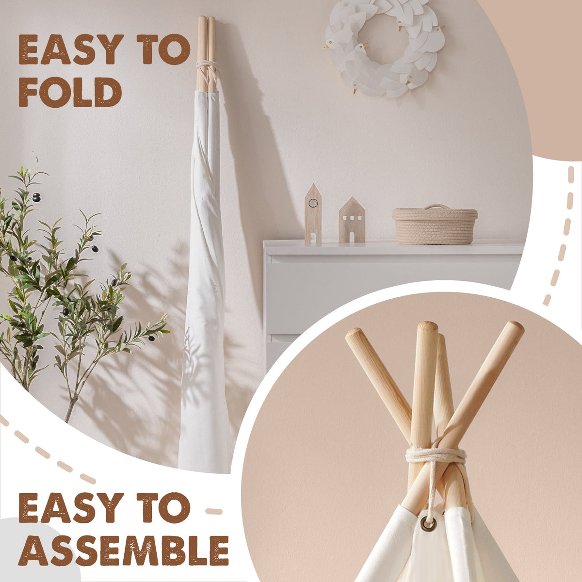 Teepee Tent Mat Set
