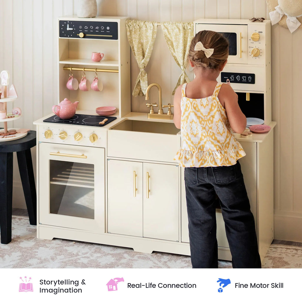 Iconic Cream Play Kitchen