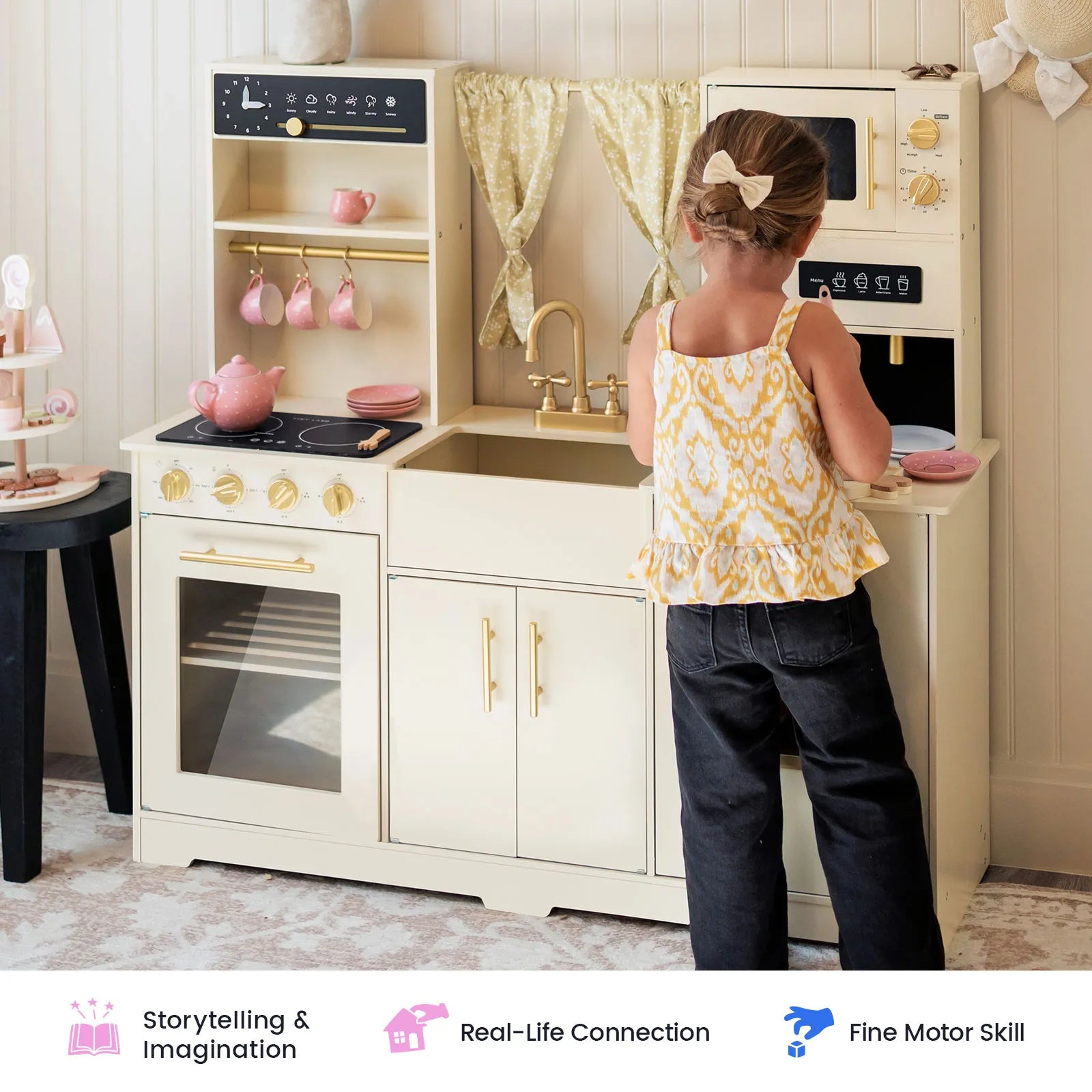 Iconic Cream Play Kitchen