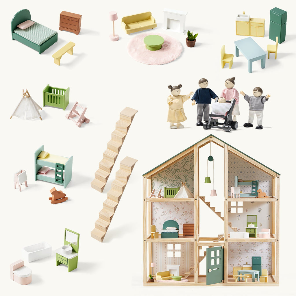Evergreen Dollhouse Doll Set