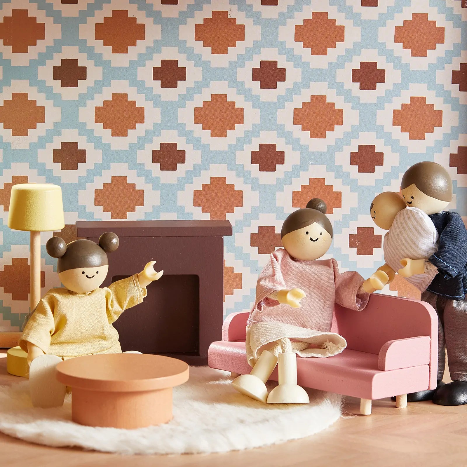 Pegasus Dollhouse Doll Set