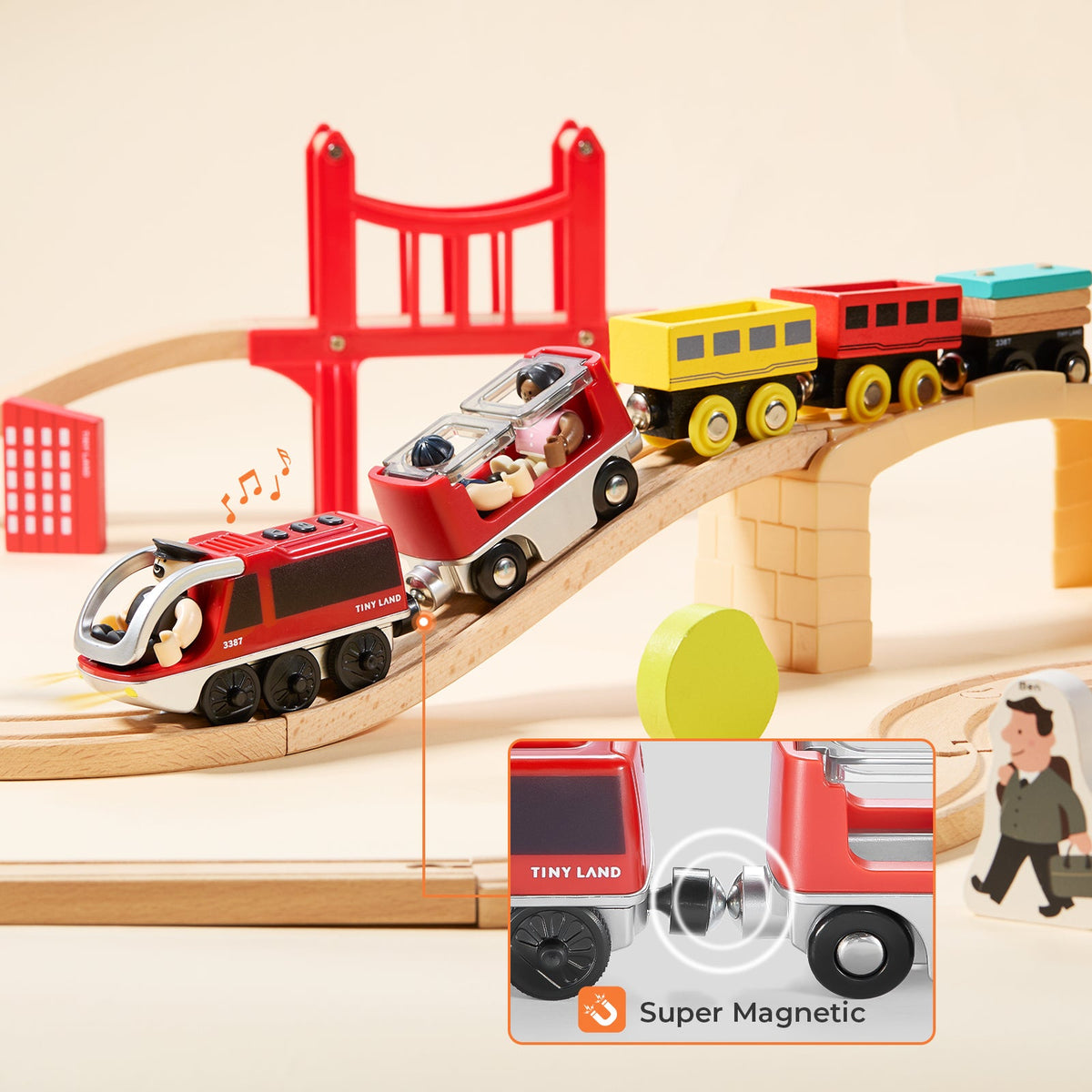 Dual-Color Electric Train