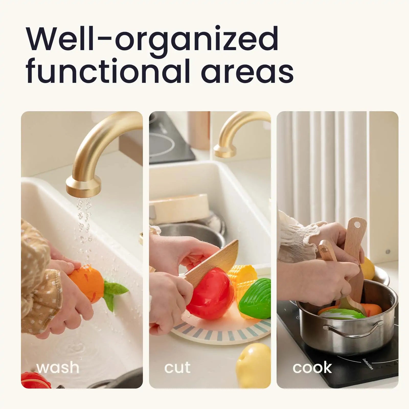 Aqua Kitchen Fridge Set