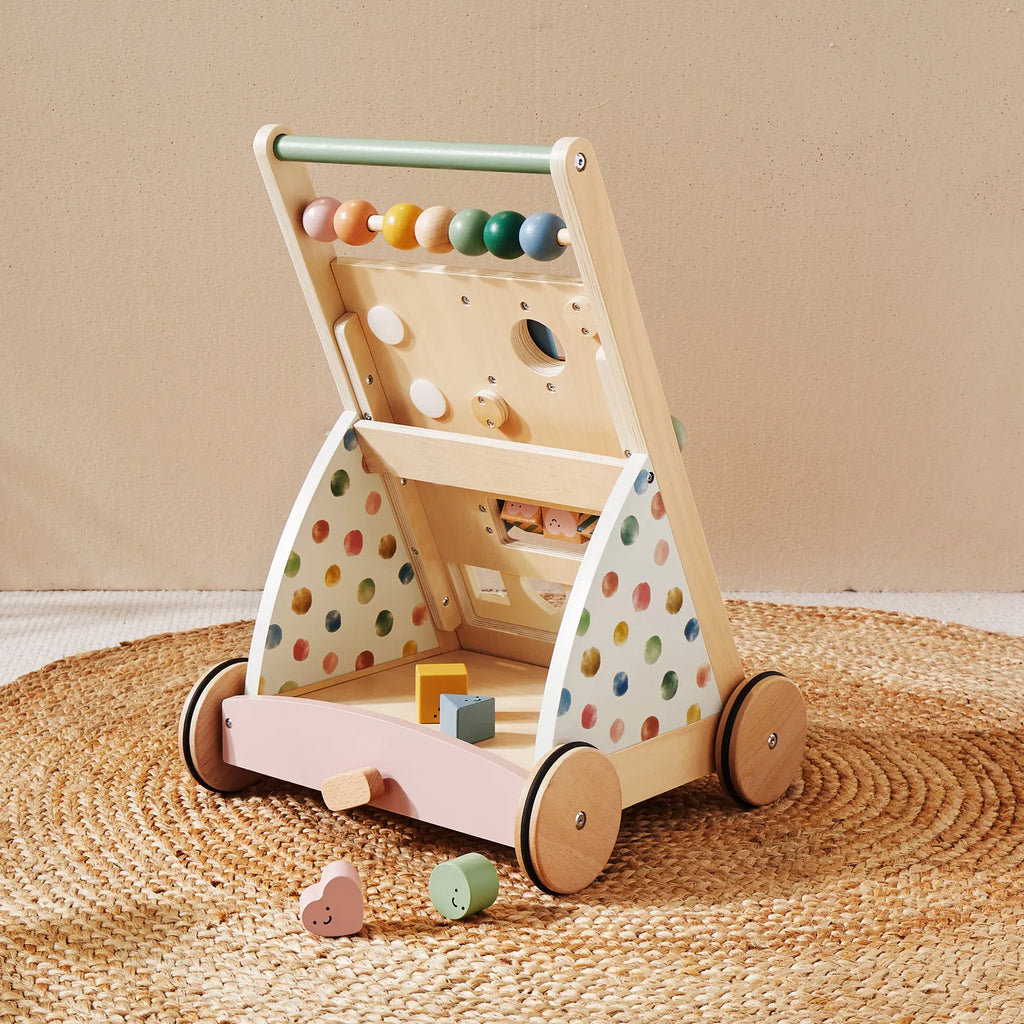 Natural Wooden Baby Walker