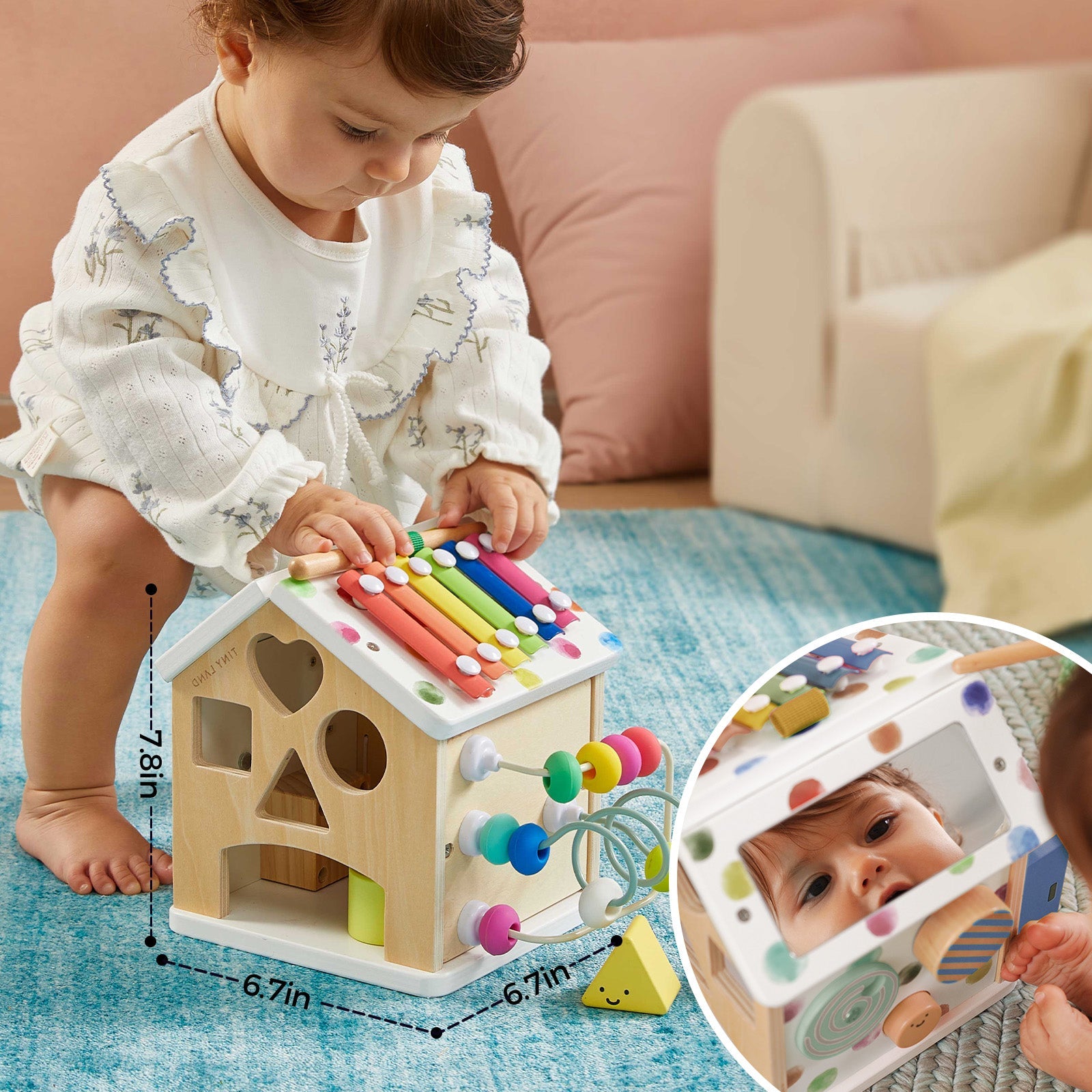Rainbow Walker Activity Cube