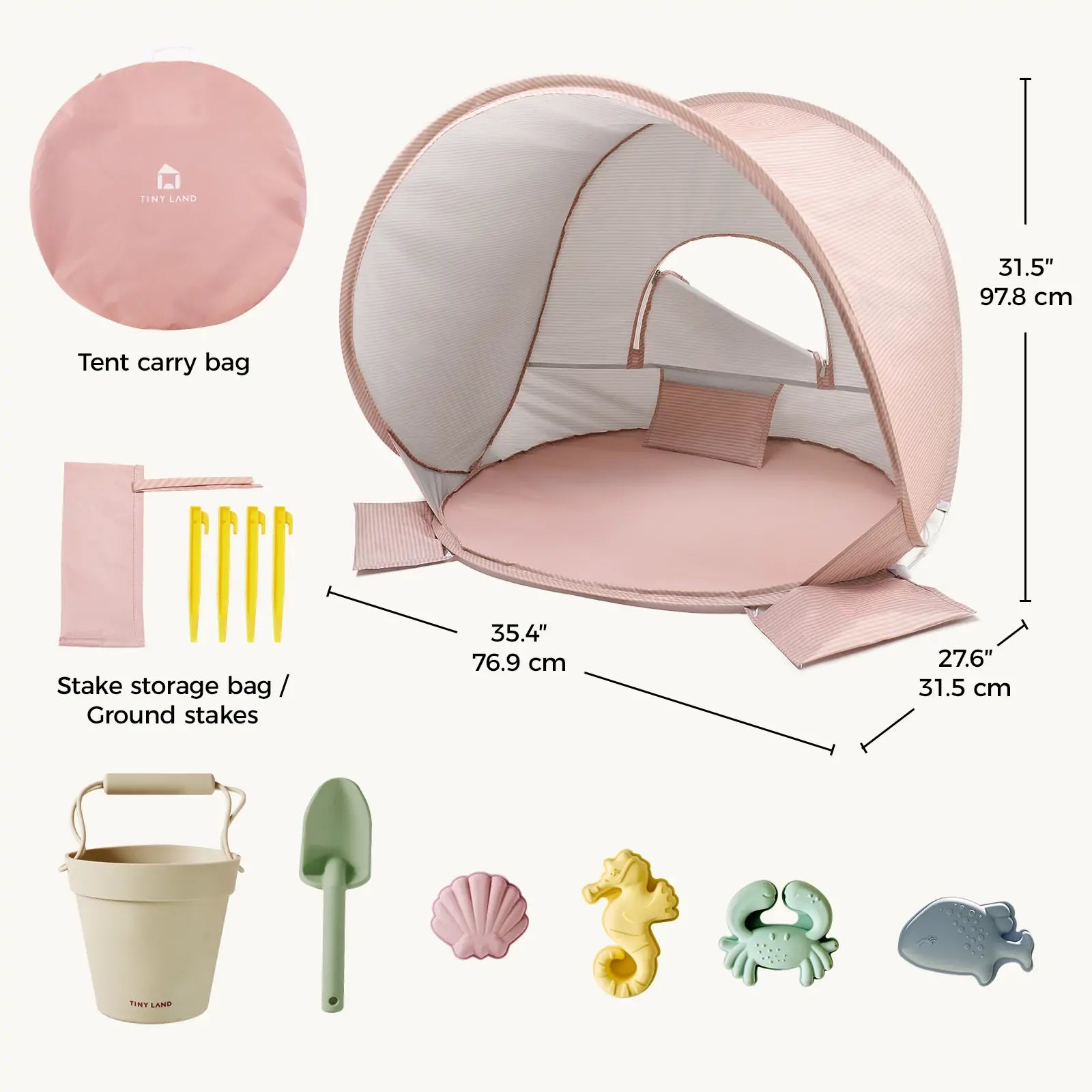 Beach Toy Tent Set