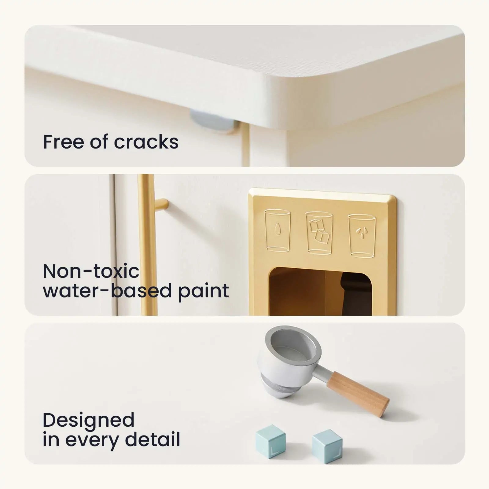 Aqua Kitchen Fridge Set