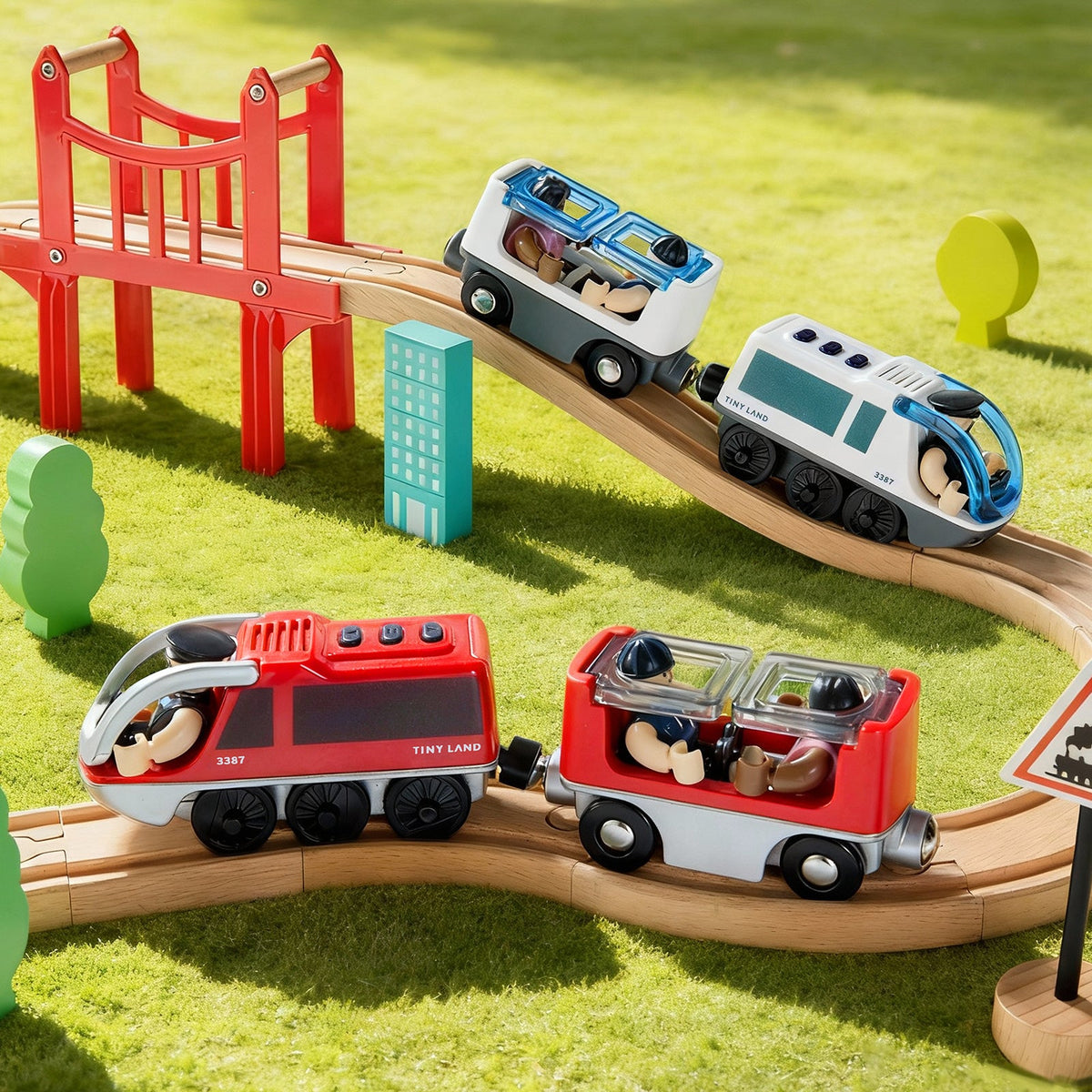 Dual-Color Electric Train