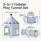 Blue Tunnel Ball Set