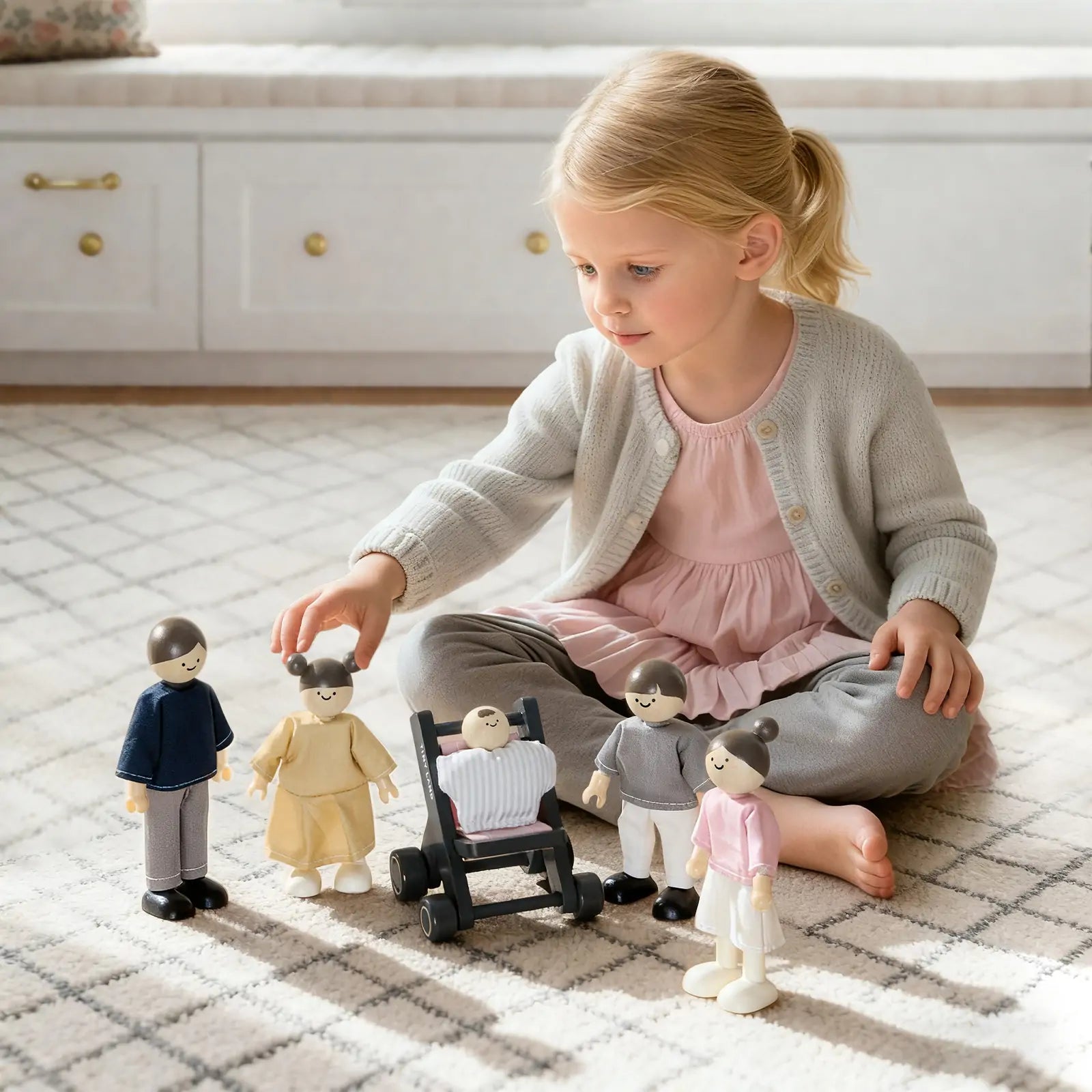 Black Dollhouse Gift Set