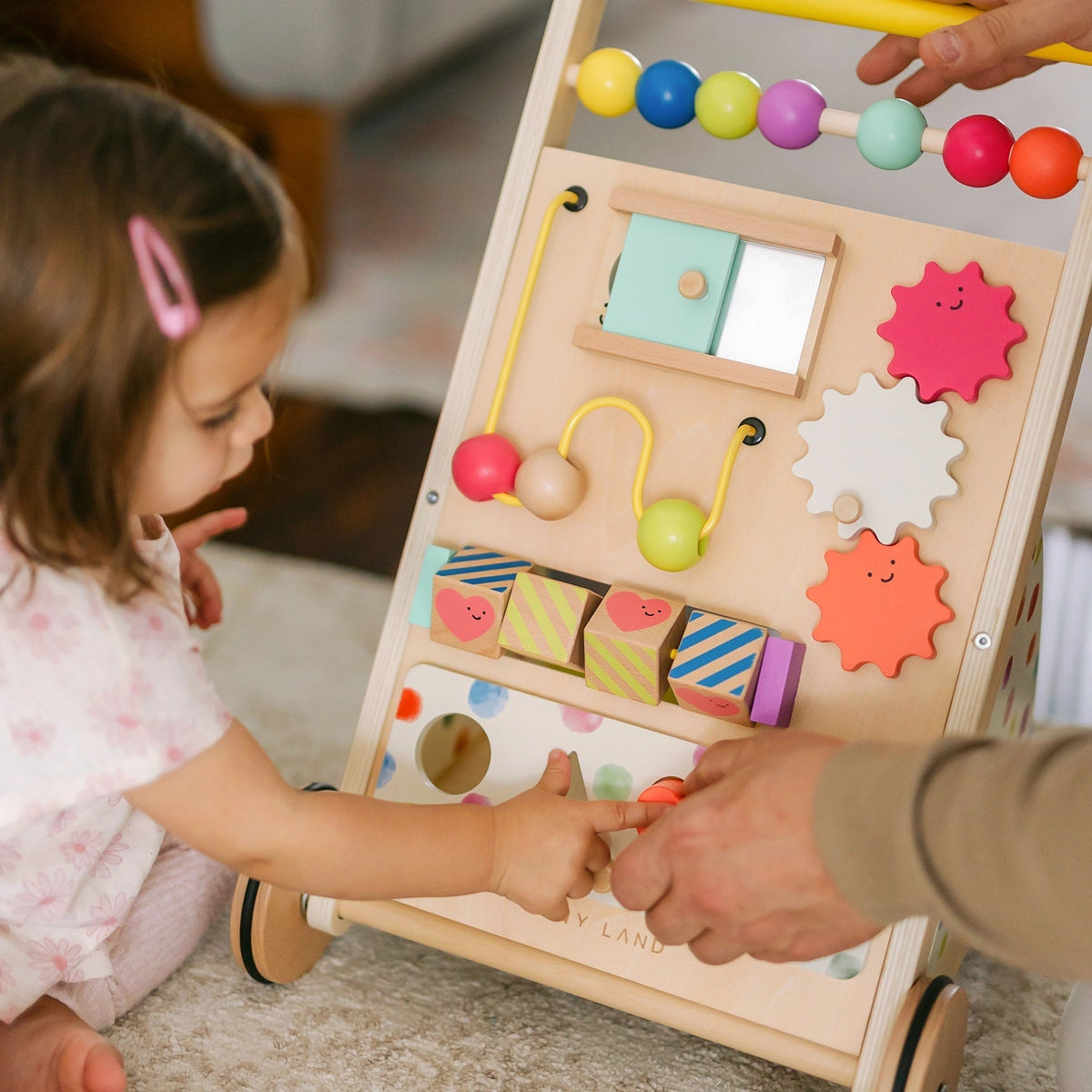 Rainbow Walker Activity Cube