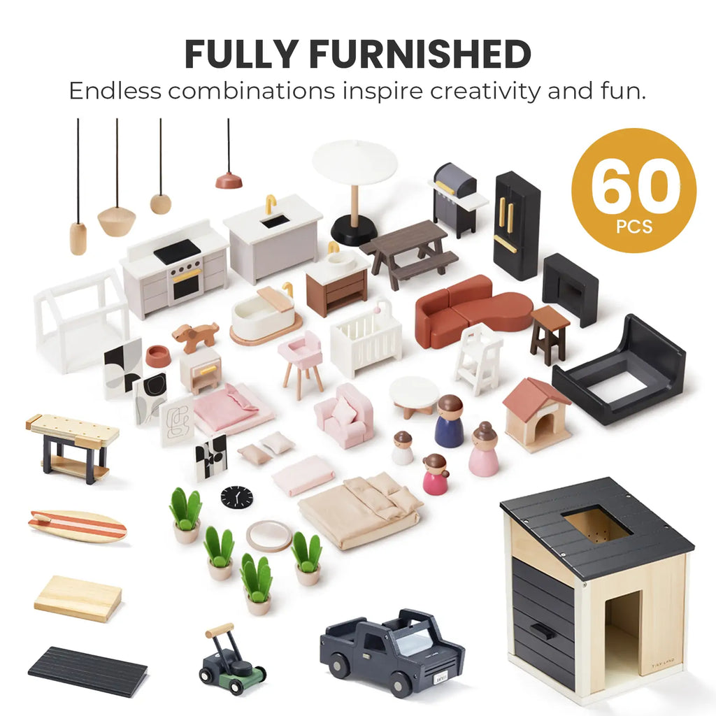 Dollhouse Garage Set
