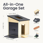 Wooden Dollhouse Garage