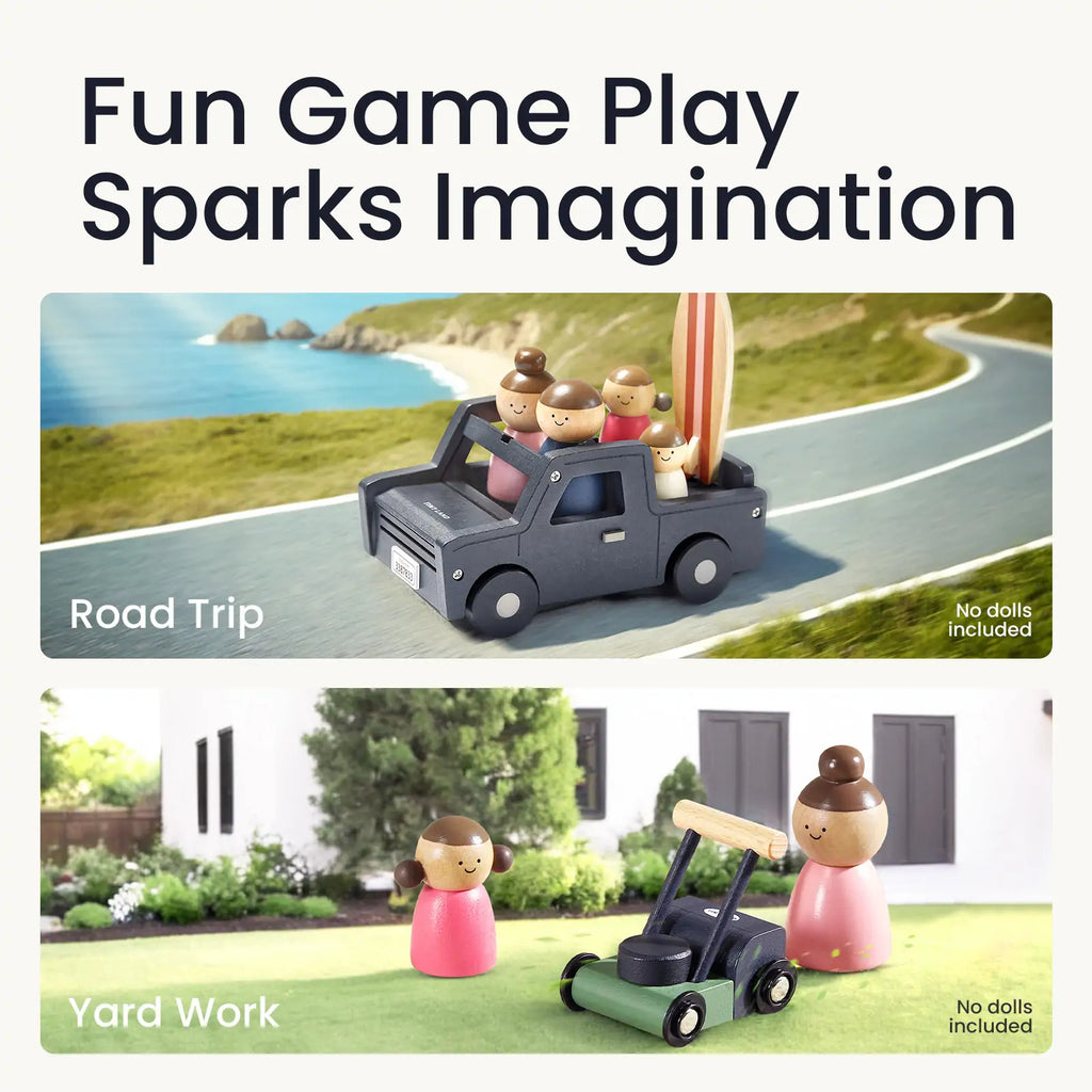 Wooden Dollhouse Garage