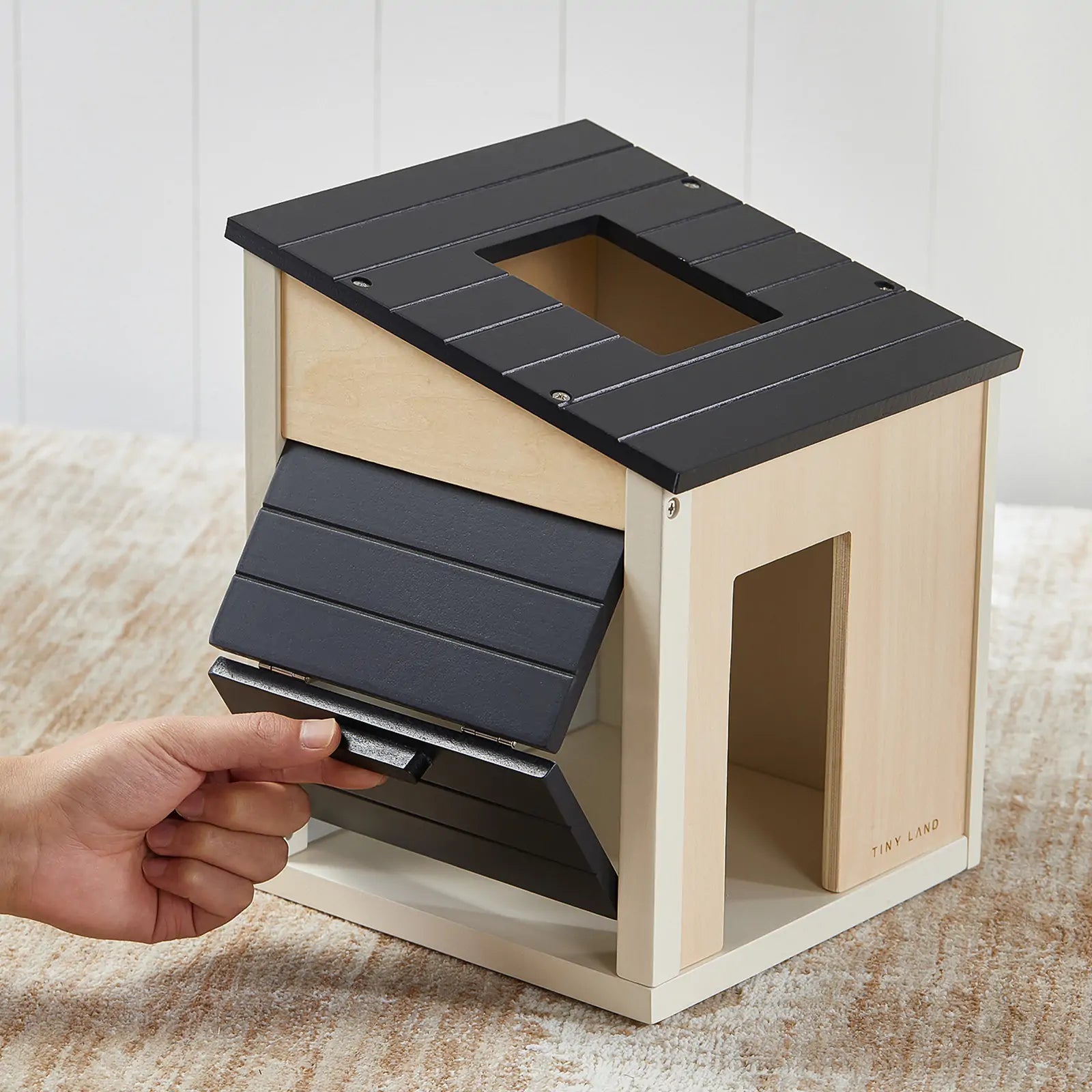 Wooden Dollhouse Garage