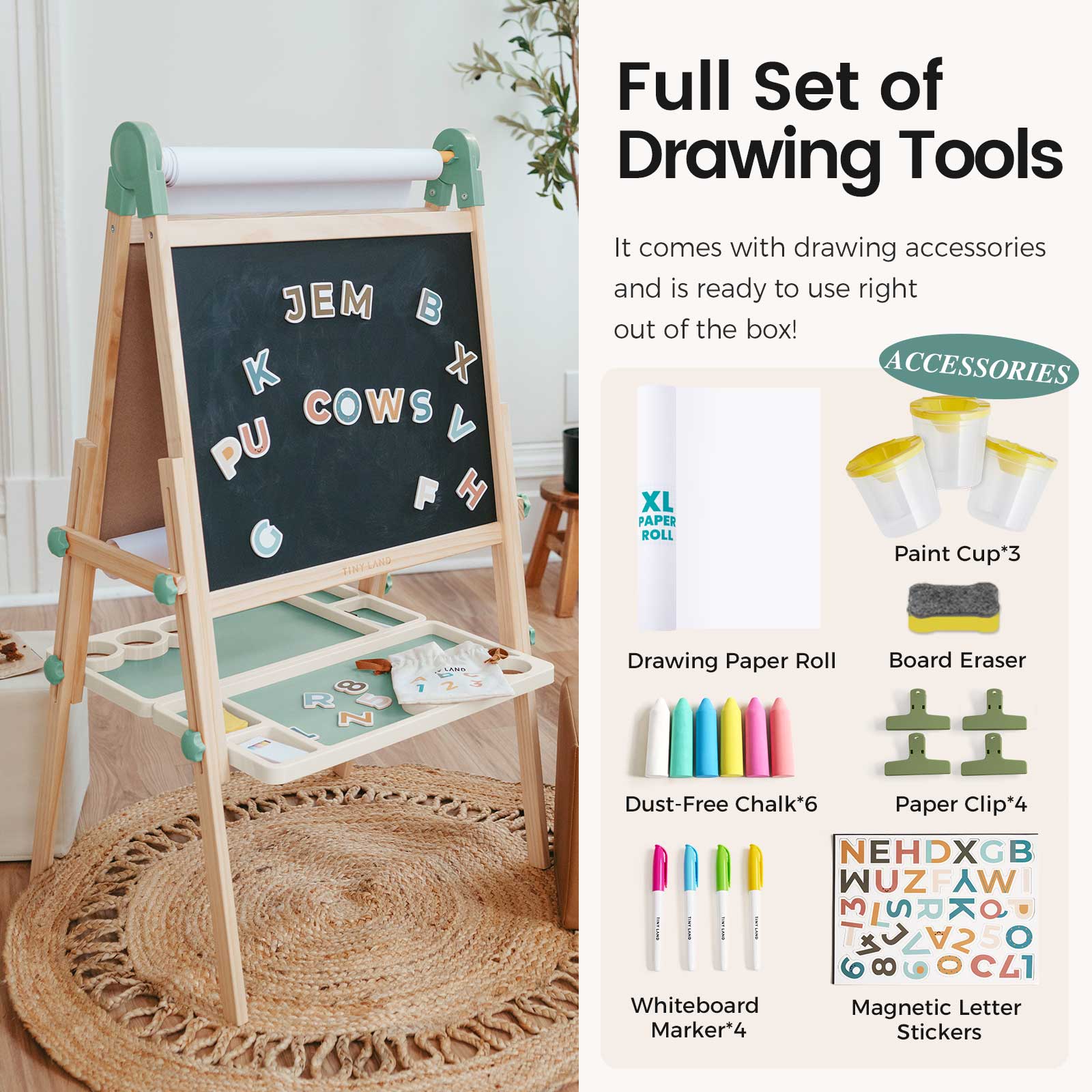Pink Easel Paper Set