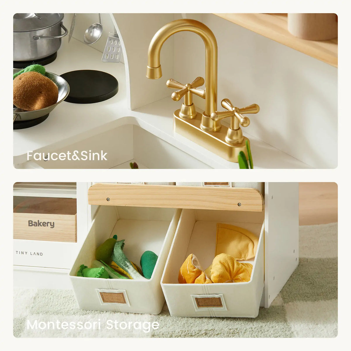 Food Kitchen Fridge Set