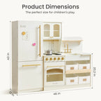 Food Kitchen Fridge Set