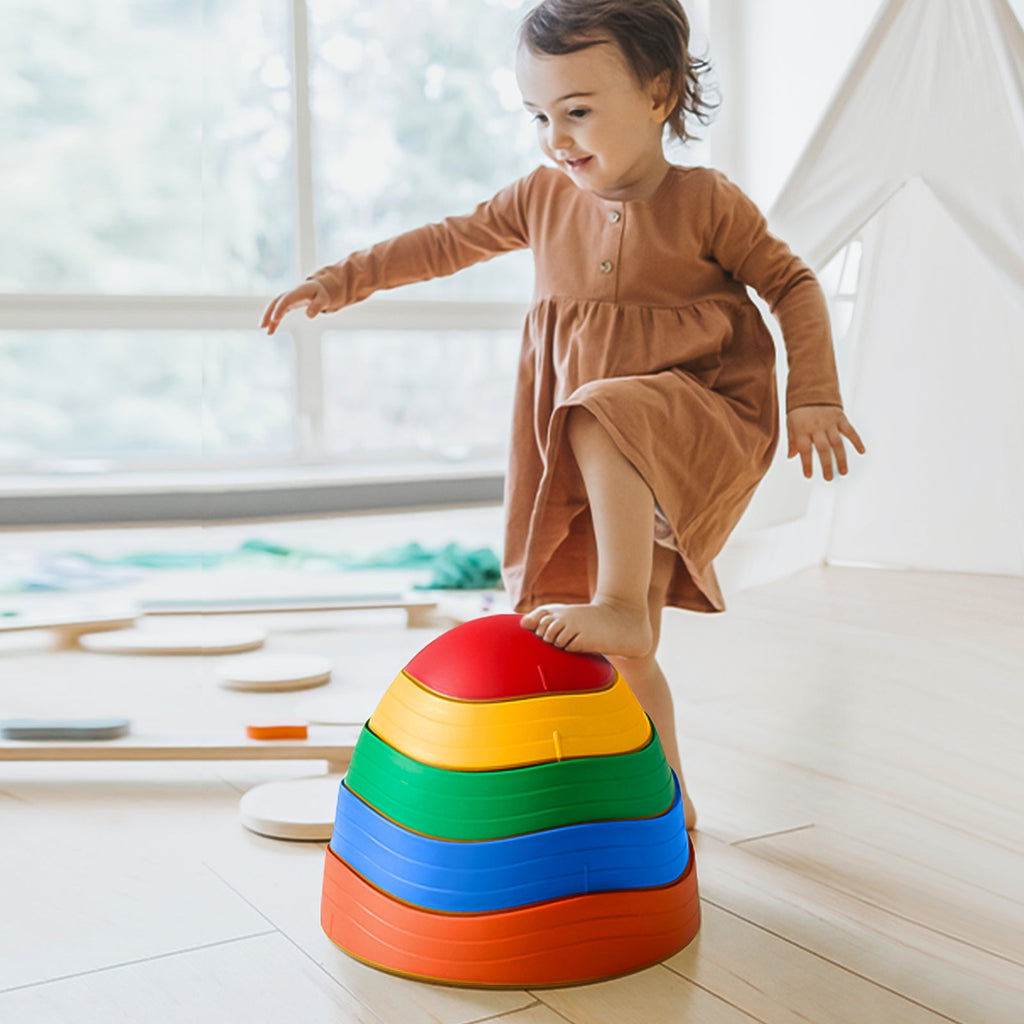 Rainbow Stepping Stones