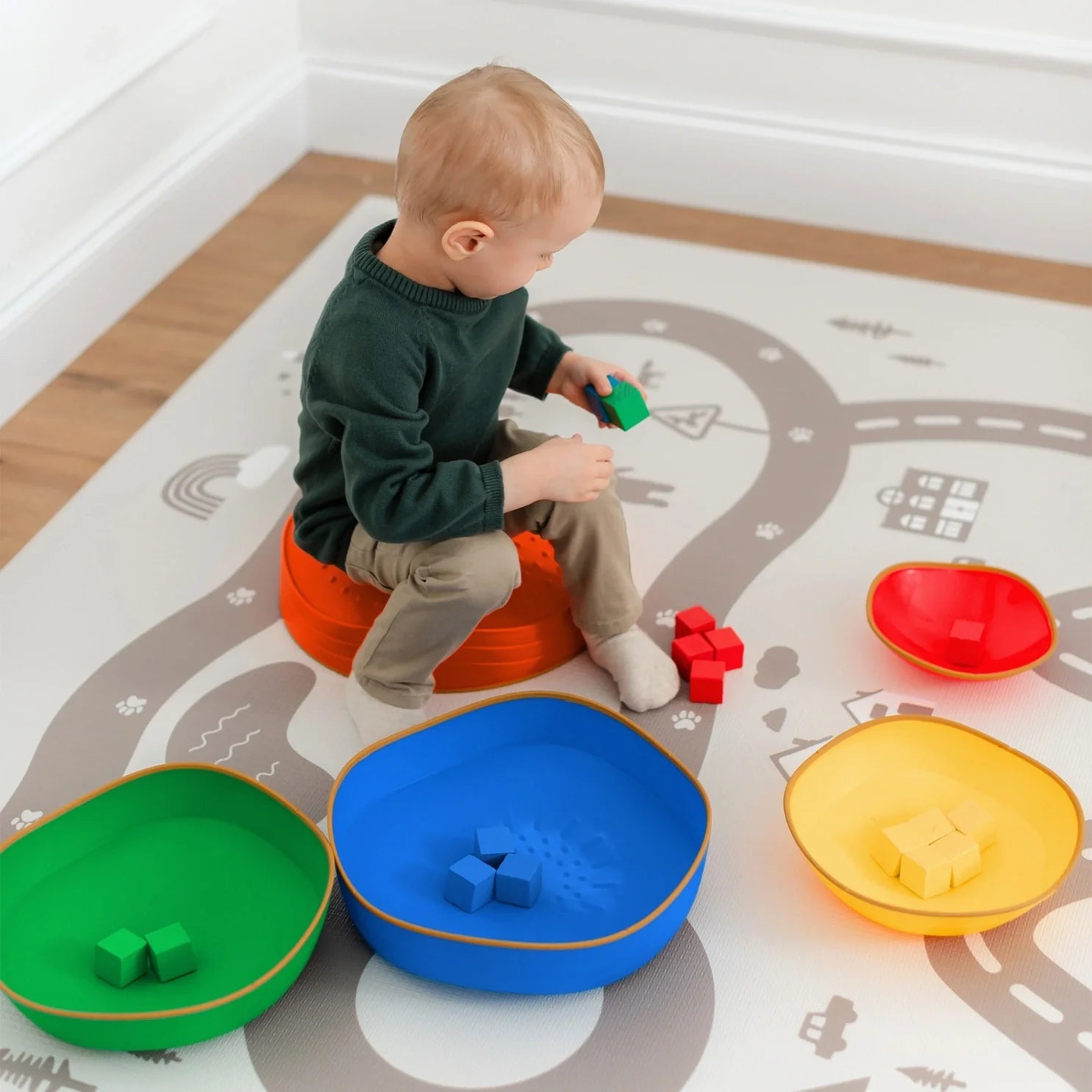 Rainbow Stepping Stones