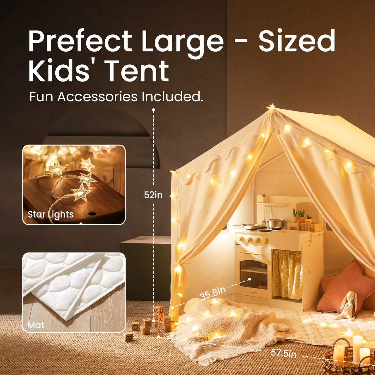 Cozy Star Kids Tent