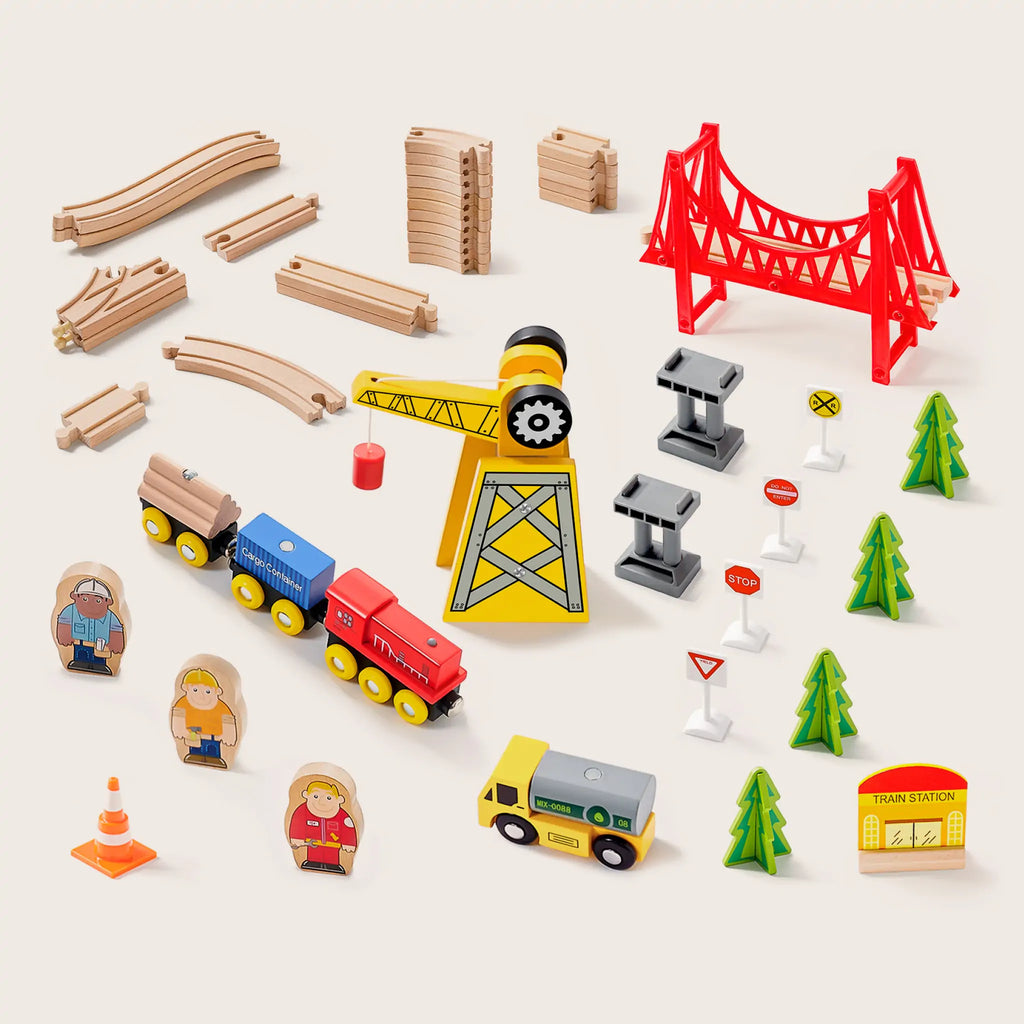 Wooden Train Set