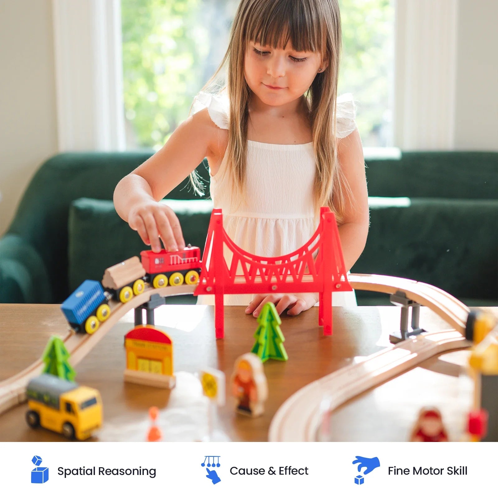 Wooden Train Set