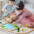 Wooden Train Set