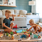 Wooden Train Set