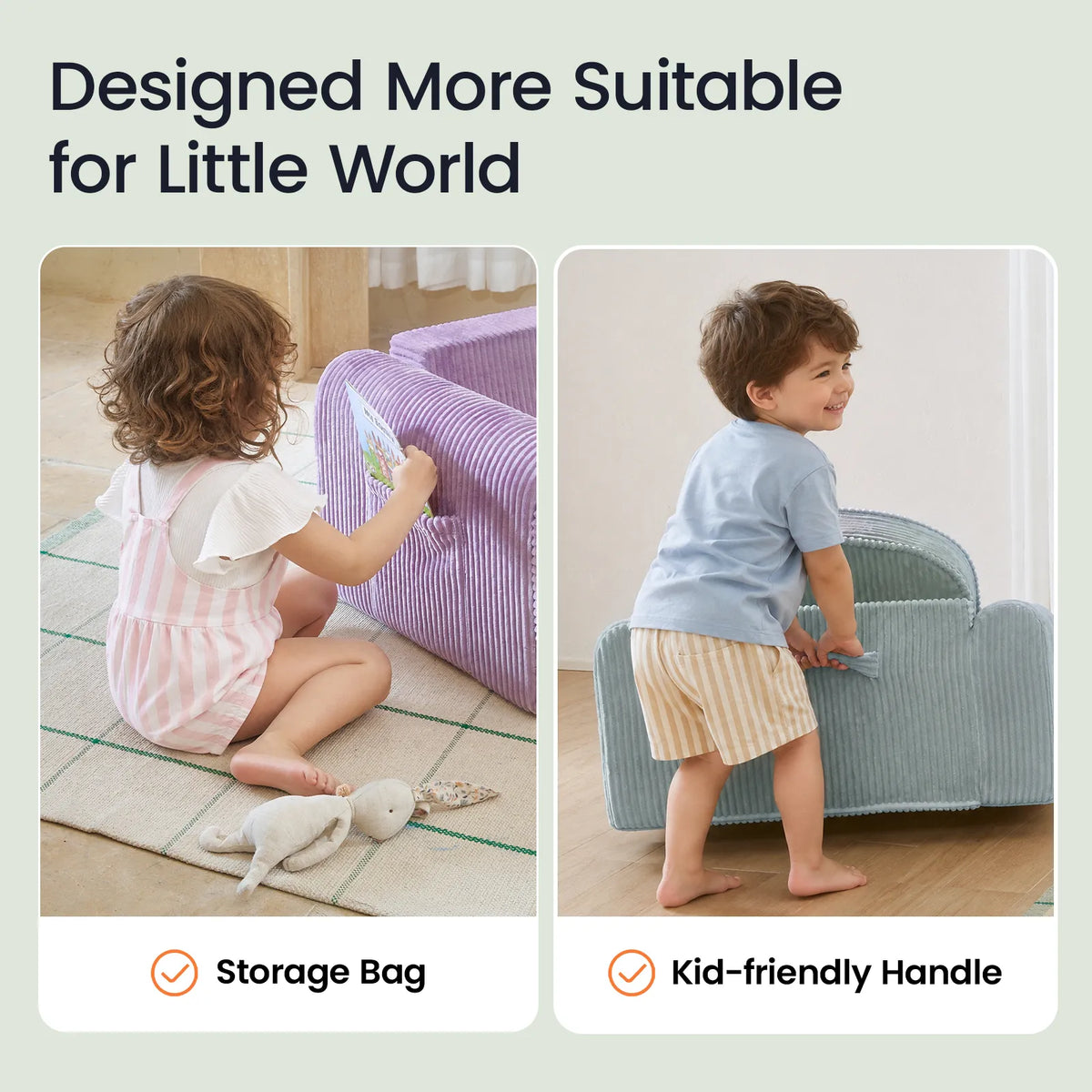 GentleSnug Corduroy Chair