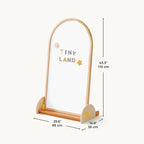 Arched Magnetic Chalkboard