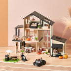 Black Dollhouse Gift Set